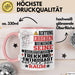 Trekking-Enthusiast Geschenk Tasse Lustiger Spruch Erheben Sie Sich Der Trekking-Enthusiast Betritt den Raum Rosa Trendation