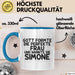 Simone Tasse Gott Formte Die Perfekte Frau Und Nannte Sie Simone Geschenk Blau Trendation