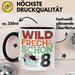 8. Geburtstag Geschenk Tasse Becher Wild Frech Und Schon 8 Trendation