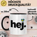 Schweden Skandinavien Schwedisch Tasse Geschenk Lustige Geschenkidee Spruch Hej Trendation