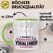 Yogalehrer Geschenk Tasse So Gut Kann Nur Ein Yogalehrer Aussehen Geschenkidee Kaffee-Becher Grün Trendation