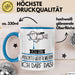 Geschenk für Abenteuerfilmerin Tasse Lustige Geschenkidee Geburtstag Ich Bin Abenteuerfilmerin Ich Darf Das Blau Trendation