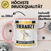 Tierarzt Tasse Geschenk für Tierarzt Geburtstag Lustiger Spruch Kaffee-Becher Was Ist Deine Superkraft Rosa Trendation