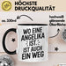 Angelika Tasse Geschenk Wo Eine Angelika Ist Ist Auch Ein Weg Geschenkidee Becher mit Name Schwarz Trendation