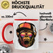 Affe Grafik Tasse Coole Tassen Geschenkidee Jungs Dj Chimpanse Becher Rot Trendation
