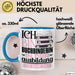 Buchbinderin Ausbildung Start Geschenk Tasse Ich Bin Buchbinderin In Der Ausbildung Ich Darf Das Kaffee-Becher Geschenkidee Blau Trendation