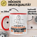 Tischtennisspieler Geschenk Tasse So Gut Kann Nur Ein Tischtennisspieler Aussehen Geschenkidee Kaffee-Becher Rot Trendation