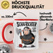 Schaf Tier Sarkasmus Tasse Becher Geschenk Lustige Geschenkidee Spruch Schafrichter Ich Mah Alles Nieder Rot Trendation