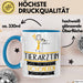 Tierärztin Weil Es Keinen Schöneren Beruf Gibt Tasse Geschenk für Eine Tierärztin Lustig Blau Trendation