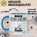 Rennfahrerin Tasse Geschenk Ich Bin Rennfahrerin Warum Weil Ich Es Kann Geschenkidee Geburtstag Blau Trendation