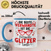 Tante Verwandte Tasse Geschenk Lustige Geschenkidee Spruch Beste Tante Blau Trendation