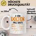 Arzt Tasse Geschenk Lustige Geschenkidee Spruch Ein Weiser Arzt Schrieb Einmal Weiß Trendation