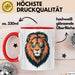 Löwenkunst Sonnenbrille Tasse Geschenk Lustige Geschenkidee Spruch Rot Trendation