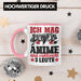 Anime Tasse Geschenk Anime-Liebhaber Geschenkidee Ich Mag Anime Und Vielleicht 3 Leute Rot Trendation