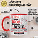 Beste Tierverhaltensforscherin Der Welt Tasse Geschenk für Eine Tierverhaltensforscherin Geprüft Und Sicher Geschenkidee Geburtstag Weihnachten Rot Trendation