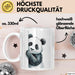 Süßer Panda Tasse Geschenk Lustige Geschenkidee Spruch Weiß Trendation