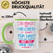 Büroarbeit Kollege Tasse Geschenk Lustige Geschenkidee Spruch Du Denkst Der Abschied Ist Schwer Für Uns Grün Trendation