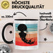 Quallen-Liebhaber Tasse Geschenkdiee Vintage Look Retro Becher Trendation