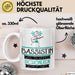 Bassistin Weil Es Keinen Schöneren Beruf Gibt Tasse Geschenk für Eine Bassistin Lustig Weiß Trendation