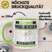 Vogelrescuer Tasse Geschenk für Vogelrescuer Geburtstag Lustiger Spruch Kaffee-Becher Was Ist Deine Superkraft Grün Trendation