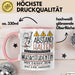 Musikstudentin Tasse Geschenk Lustig Abstand Halten Hochleistungs-Musikstudentin Mit Drang Zur Perfektion Bei Der Arbeit Rosa Trendation