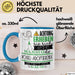 Vogel-Adoptierende Tasse Geschenk Lustiger Spruch Bitte Erheben Sie Sich Seine Majestät Die Vogel-Adoptierende Betritt Den Raum Blau Trendation
