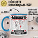 Musiker Tasse Geschenk für Musiker Der Mann Der Alles Kann Geschenkidee zum Geburtstag Blau Trendation