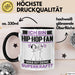Hip-Hop-Fan Tasse Geschenk für Hip-Hop-Fan Geburtstag Lustiger Spruch Kaffee-Becher Was Ist Deine Superkraft Schwarz Trendation