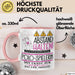 Polo-Spielerin Tasse Geschenk Lustig Abstand Halten Hochleistungs-Polo-Spielerin Mit Drang Zur Perfektion Bei Der Arbeit Rosa Trendation