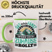 Camping Tasse Geschenk Das Leben Fängt Erst An Wenn Dein Zuhause Rollt Grün Trendation