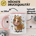 Pferdeliebhaber Tasse Geschenkidee für Reitsport Rosa Trendation