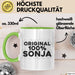 Sonja Tasse Original 100% Sonja Geschenk Grün Trendation