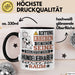 Hundeliebhaber Geschenk Tasse Lustiger Spruch Erheben Sie Sich Der Hundeliebhaber Betritt den Raum Schwarz Trendation