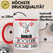 Geschenk für Rockerin Tasse Lustige Geschenkidee Geburtstag Ich Bin Rockerin Ich Darf Das Rot Trendation