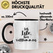 Lilo Tasse Ich Lilo, Bin Vollkommen Geschenk Schwarz Trendation