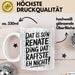 Renate Tasse Geschenk Dat Is So'n Renate Ding Dat Raffste Eh Nicht Geschenkidee Becher mit Name Weiß Trendation