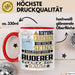 Ruderer Geschenk Tasse Lustiger Spruch Erheben Sie Sich Der Ruderer Betritt den Raum Rot Trendation