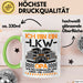 Lkw Fahrer Trucker Tasse Geschenk Lustige Geschenkidee Spruch Ich Bin Ein Lkw Fahrender Opa Grün Trendation