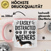 Dackel Tasse Geschenk Easily Distracted By Wieners Geschenkidee Hund Lustig Rosa Trendation