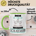 Schlagzeugerin Tasse Geschenk Becher Stark Attraktiv Furchtlos Schlagzeugerin Lustige Geschenkidee Grün Trendation