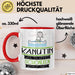 Kanutin Weil Es Keinen Schöneren Beruf Gibt Tasse Geschenk für Eine Kanutin Lustig Rot Trendation