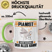 Pianist Tasse Geschenk für Pianist Der Mann Der Alles Kann Geschenkidee zum Geburtstag Grün Trendation