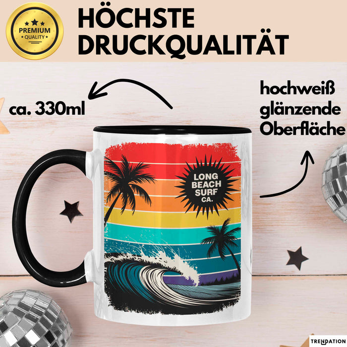 Los Angeles LA Kalifornien USA Tasse Geschenk Lustige Geschenkidee Spruch Retro Surfen Trendation