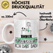 Geschenk für Hundemasseurin Tasse Lustige Geschenkidee Geburtstag Ich Bin Hundemasseurin Ich Darf Das Weiß Trendation