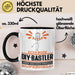 DIY-Bastler Geschenk Tasse Ich Bin DIY-Bastler Aber Sag Doch Einfach Superheld Lustige Geschenkdiee für DIY-Bastler Kaffee-Becher Schwarz Trendation