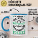 Sportschütze Tasse Geschenk Spruch Geschenkidee Geburtstag Ich Bin Sportschütze Blau Trendation