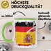 Deutsch Spanier Tasse Geschenk Lustiger Becher Geschenkidee Spanien Kaffee-Becher Grün Trendation