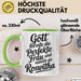 Roswitha Tasse Geschenk Gott Formte Die Perfekte Frau Roswitha Geschenkidee Grün Trendation