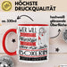 Boxerin Tasse Geschenk Spruch Wer Will Schon Prinzessin Sein Wenn Man Auch Boxerin Sein Kann Rot Trendation