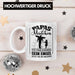 Weise Tasse Geschenk Spruch Papas Mädchen Ich War Einmal Sein Engel Jetzt Ist Er Meiner Geschenkidee Tochter Weiß Trendation